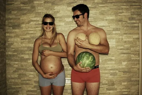 Adorable Pregnancy Announcement with Pumpkins